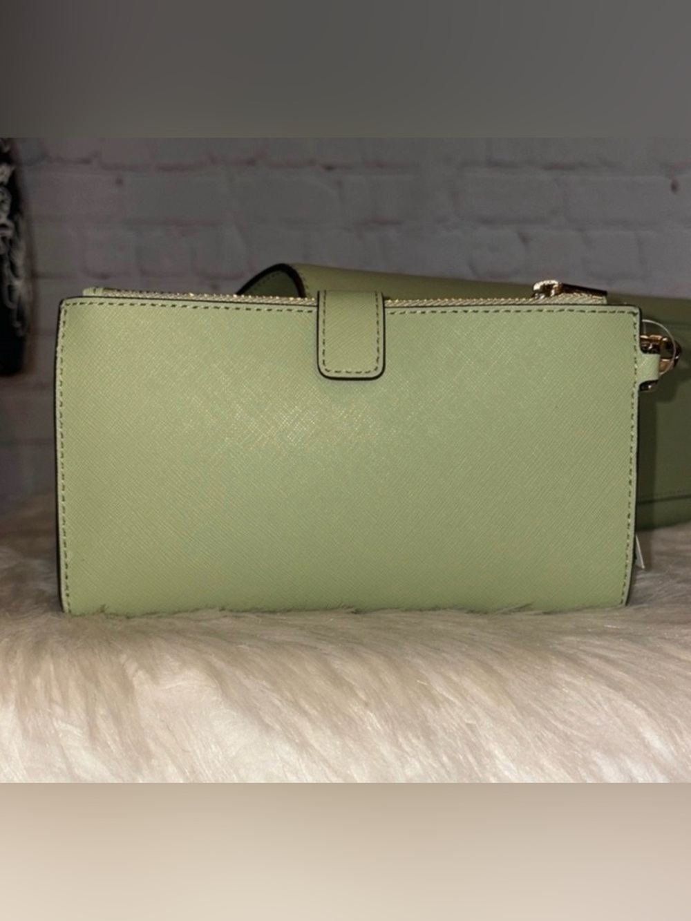 Michael Kors CARMEN Flap Satchel/JET SET TRAVEL DoubleZip Wallet 2pc Set - Picture 9 of 9